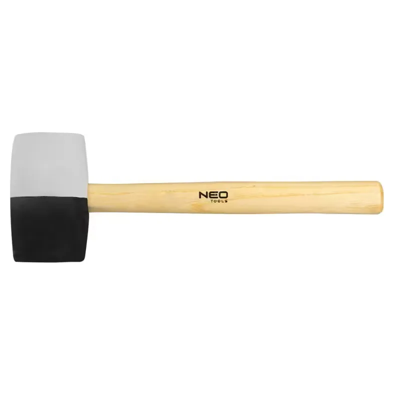 CIOCAN CAUCIUC FI=63 MM 680 G ALBNEGRU (25-068)