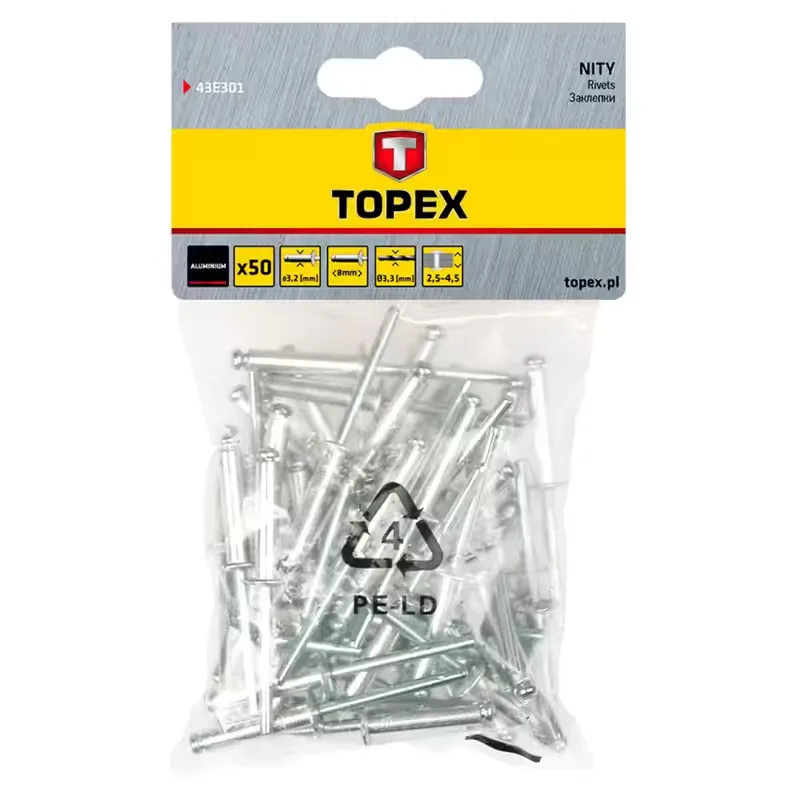NITURI Al 3.2 MM x 8 MM 50BUC-SET NA1 (43E301)