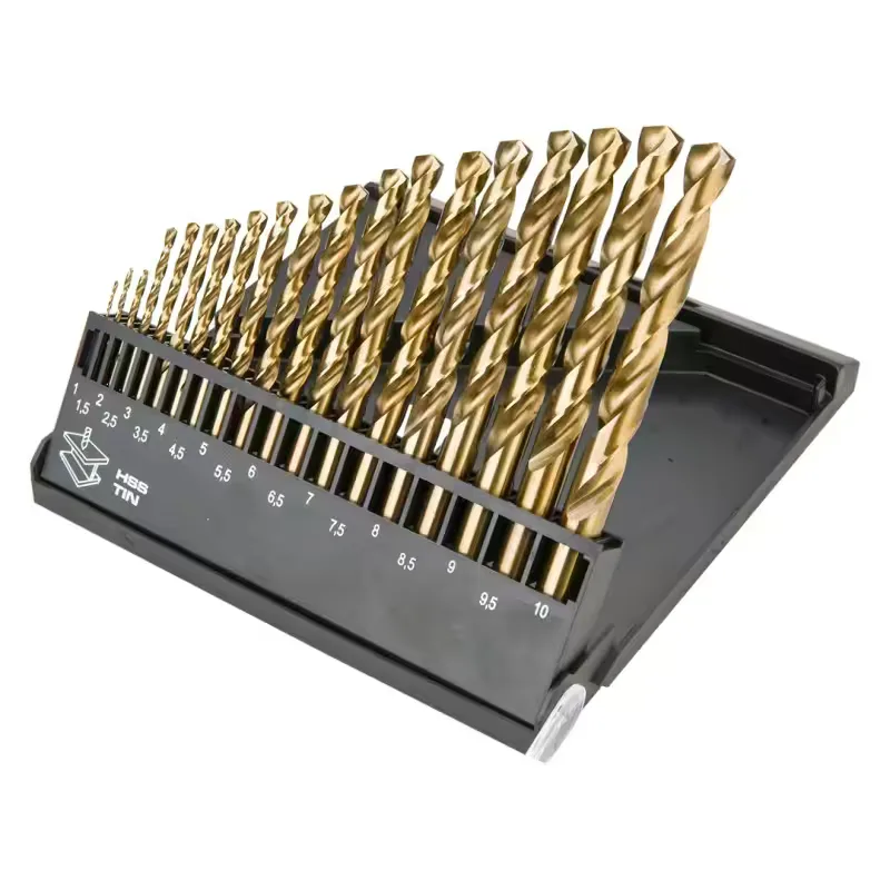 BURGHIE METAL HSS-TIN 1-10MM 19BUC-SET (57H199)