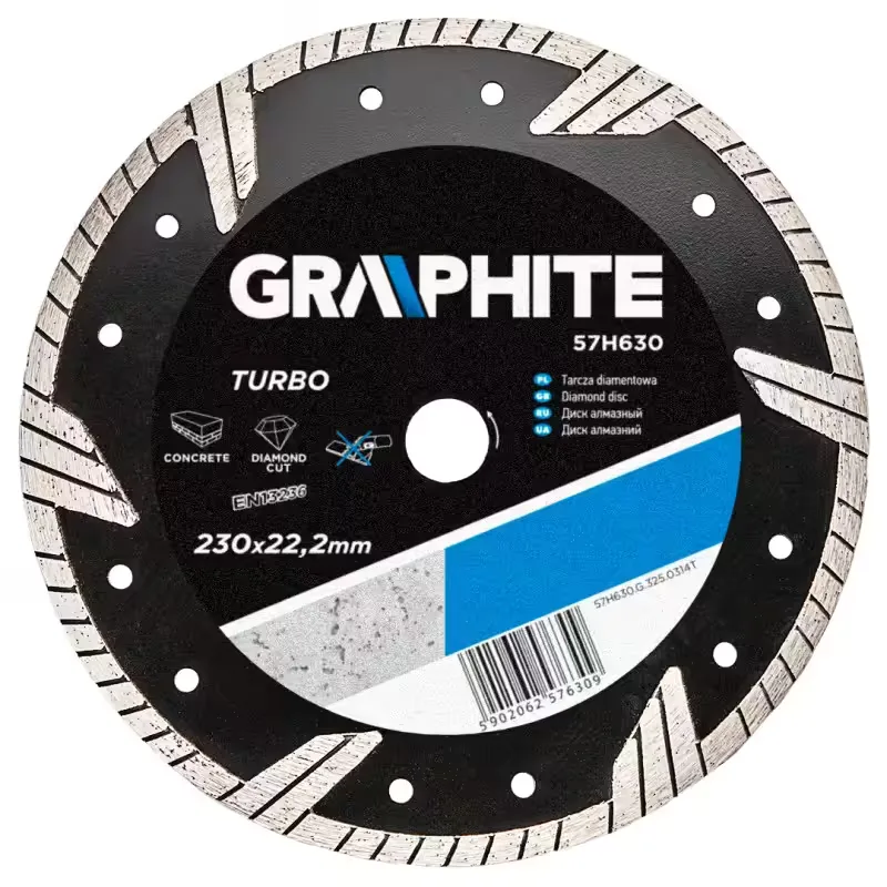DISC DIAMANTAT 230 MM TURBO (57H630)