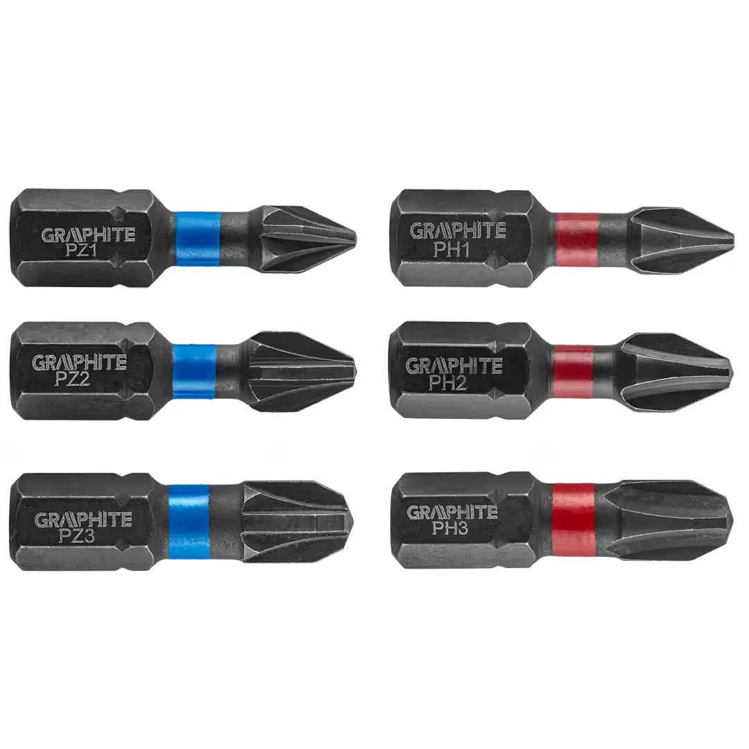 BIT IMPACT PH1/PH2/PH3/PZ1/PZ2/PZ3 SET 6 BUC (56H540)