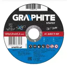 DISC TAIERE PENTRU METAL 125x1.0x22.2MM (57H707)