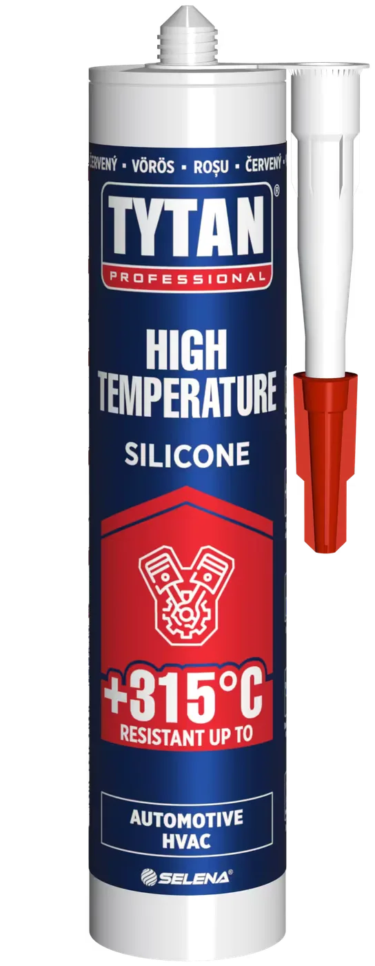 TYTAN SILICON 315°C ROȘU 280ML