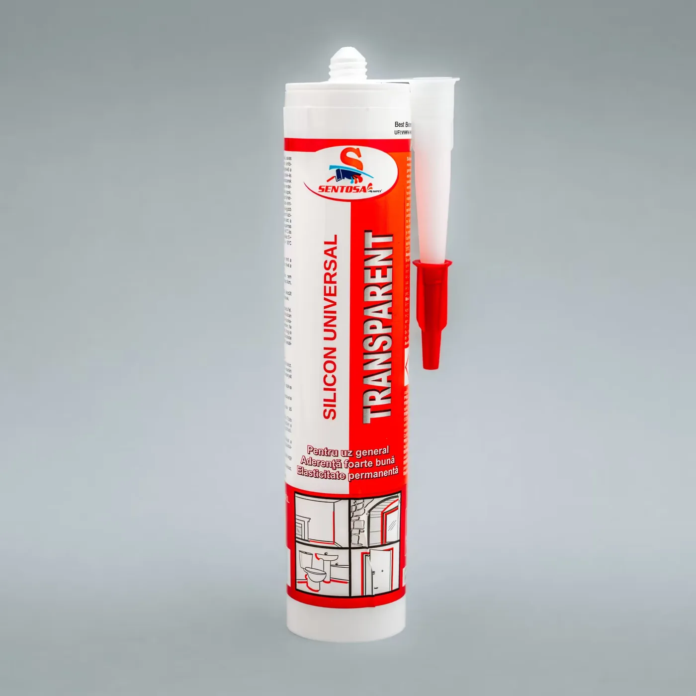 SILICON UNIVERSAL TRANSPARENT SENTOSA 280ML