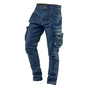 Pantaloni de lucru, 5 buzunare,  denim, marimea m (81-229-M)